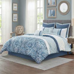 Lark II Comforter Bed Set Blue
