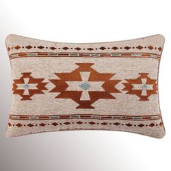 Jackson Lodge Embroidered Rectangle Pillow Clay