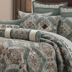 Telluride Comforter Set Teal
