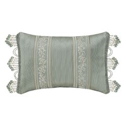 Martina Bead Trim Rectangle Pillow Sage