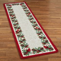 Cardinal Song Rug Runner Red 21 x 78