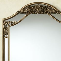Carenza Arched Wall Mirror Antique Gold