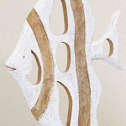 Vertical Angelfish Sculpture Cocoa