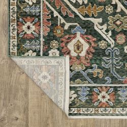 Culmore Rug Runner Green 23 x 76