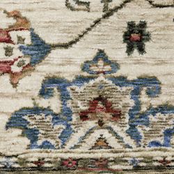 Chapone Rectangle Rug Ivory