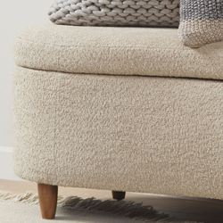 Bailey Flip Top Storage Bench Taupe