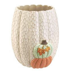 Grateful Patch Wastebasket Ivory