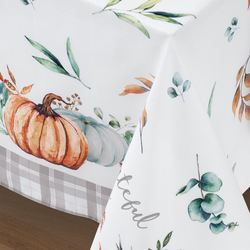 Grateful Patch Tablecloth White