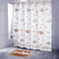 Grateful Patch Shower Curtain Ivory 72 x 72
