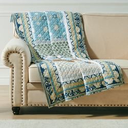 Thalia II Throw Blanket Blue 50 x 60