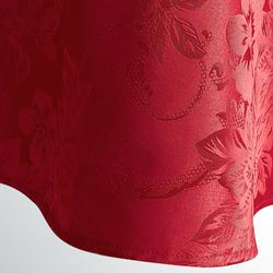 Dainty Poinsettia Round Tablecloth