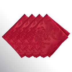 Dainty Poinsettia Napkins Set of Four