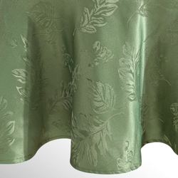 Graceful Leaves Oval Tablecloth 60 x 84
