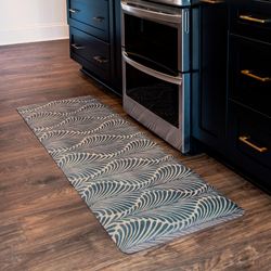 Palm Fronds Sole Comfort Anti Fatigue Runner Mat 72 x 22