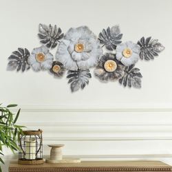 Carrington Floral Wall Art Black/White