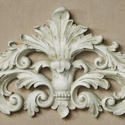 Veronica Decorative Wall Topper Antique White