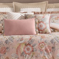 Audrey Floral Comforter Set Rose Quartz