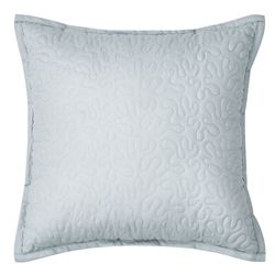 Evergreen II Quilted Pillow Blue 16 Square