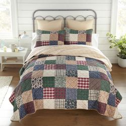 Rustic Paisley Patchwork Mini Quilt Set Multi Warm
