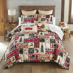 Holiday Dream Mini Quilt Set Red/Green