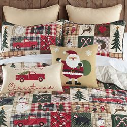 Holiday Dream Mini Quilt Set Red/Green