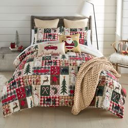 Holiday Dream Mini Comforter Set Red/Green