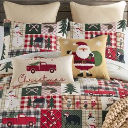 Holiday Dream Mini Comforter Set Red/Green