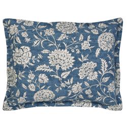 Brisia Flanged Sham Denim