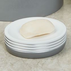 Silver Luxe Soap Dish
