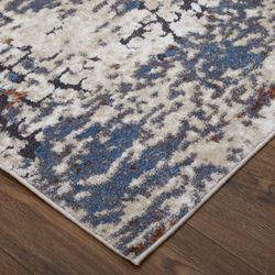 Jenelle Rectangle Rug Ivory/Blue