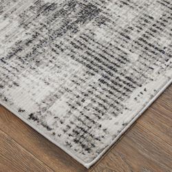 Kiefer Rectangle Rug Black/Ivory