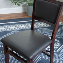 Micah Folding Chairs Espresso Set of Two