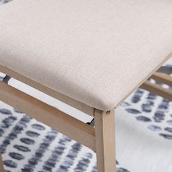 Dawson Folding Chairs Natural Set of Two