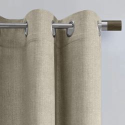 Gustin Grommet Curtain Panel Taupe