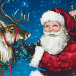 Santas Secret Dessert Plates Multi Earth Set of Four