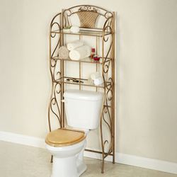 Lanora Bathroom Space Saver Aged Gold