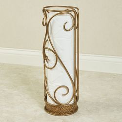 Lanora Toilet Paper Storage Aged Gold 4 Roll
