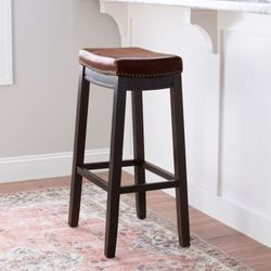 Milo Bar Stool Saddle Brown Bar