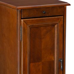 Shiloh Chairside Storage Table Autumn Cherry