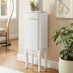 Elna Jewelry Armoire White