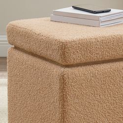 Mya Square Storage Ottoman Sand
