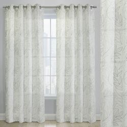 Burrill Semi Sheer Grommet Curtain Panel