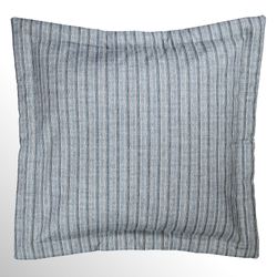 Jenna Striped European Sham Blue