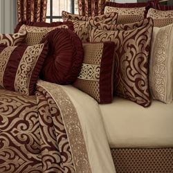 Renzo Comforter Set Crimson