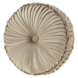 Gold Coast Pleated Tufted Pillow Sand Round