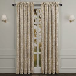 Sondra Gold Wide Tailored Curtain Pair