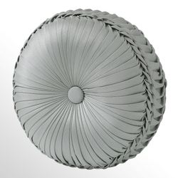 Sondra Spa Pleated Tufted Pillow Round