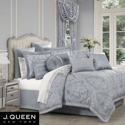 Sondra Comforter Set Powder Blue