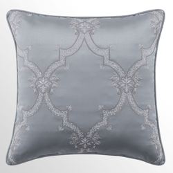 Sondra Embroidered Pillow Powder Blue 20 Square