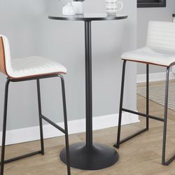 Pebble Adjustable Table Black